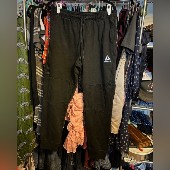Reebok Black Performance Joggers - Picture 1 of 3